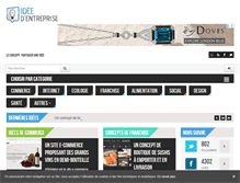 Tablet Screenshot of ideedentreprise.com